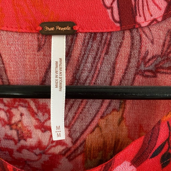 Free People This Sweet Love Floral Side Tie Tank - Picture 5 of 7